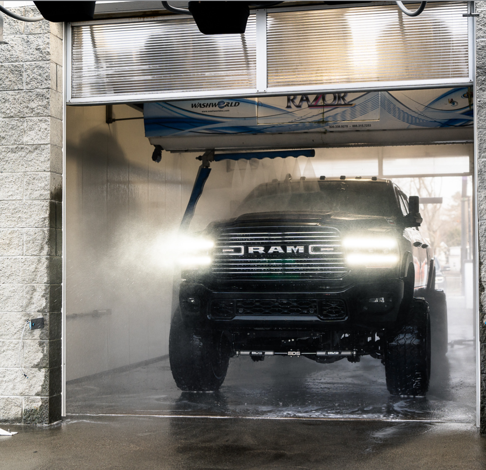 touchfree razor at car wash queen in massachusettes