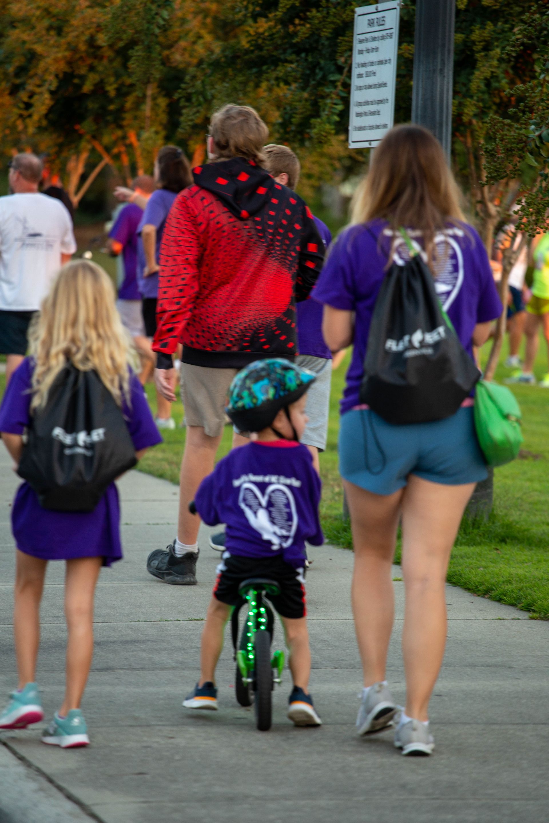 Glow Run Participants