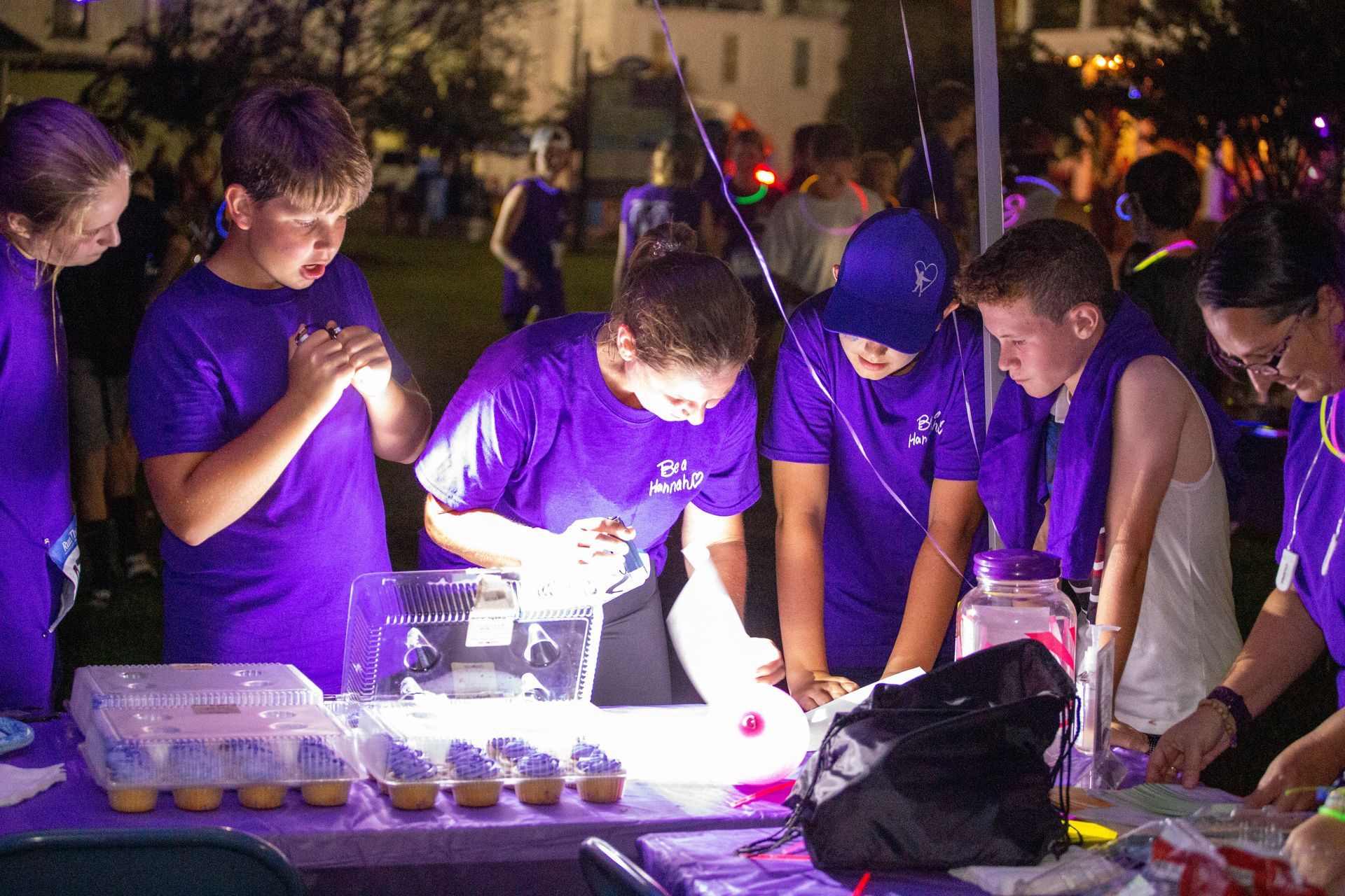 Glow Run Participants