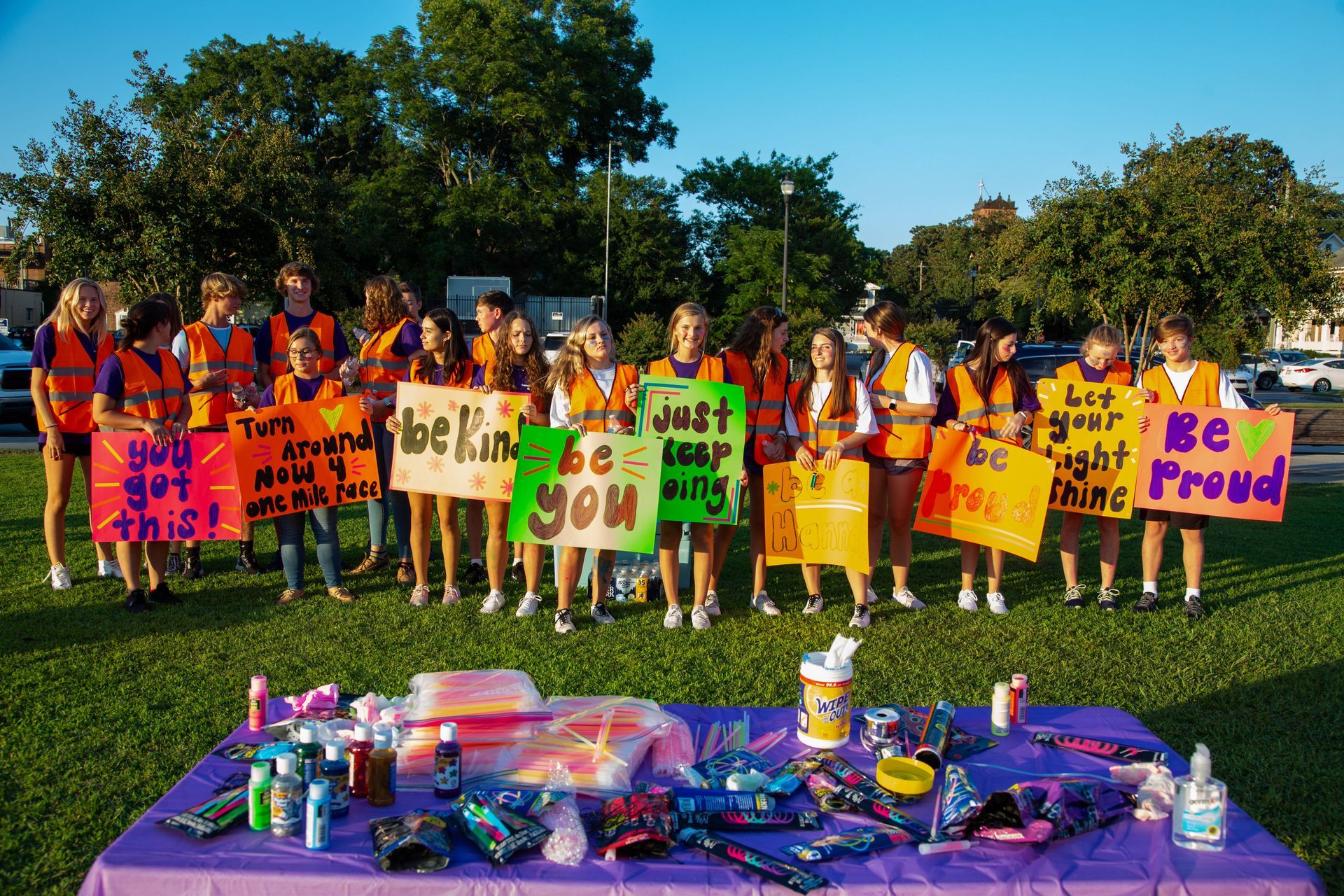 Glow Run Participants