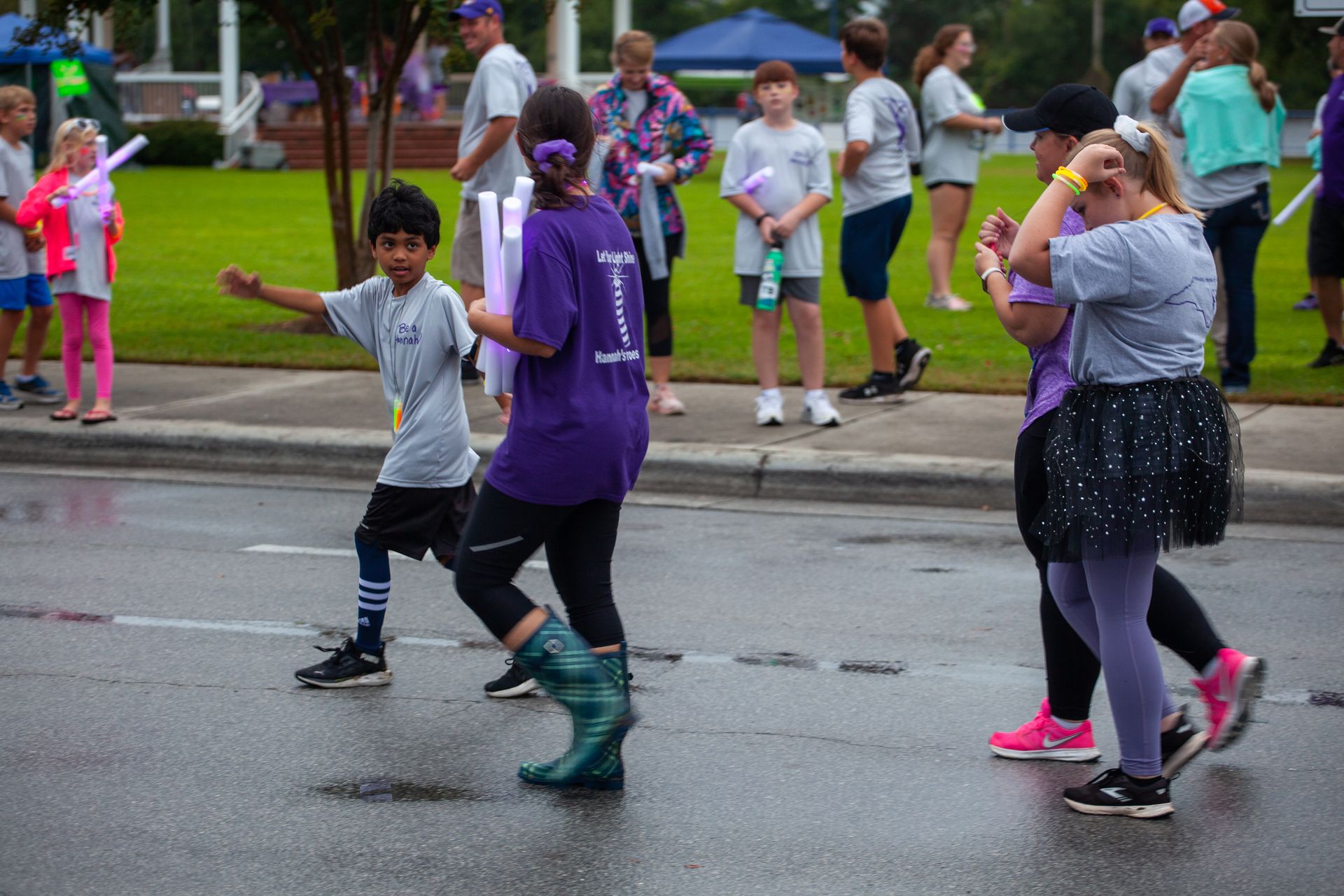 Glow Run Participants