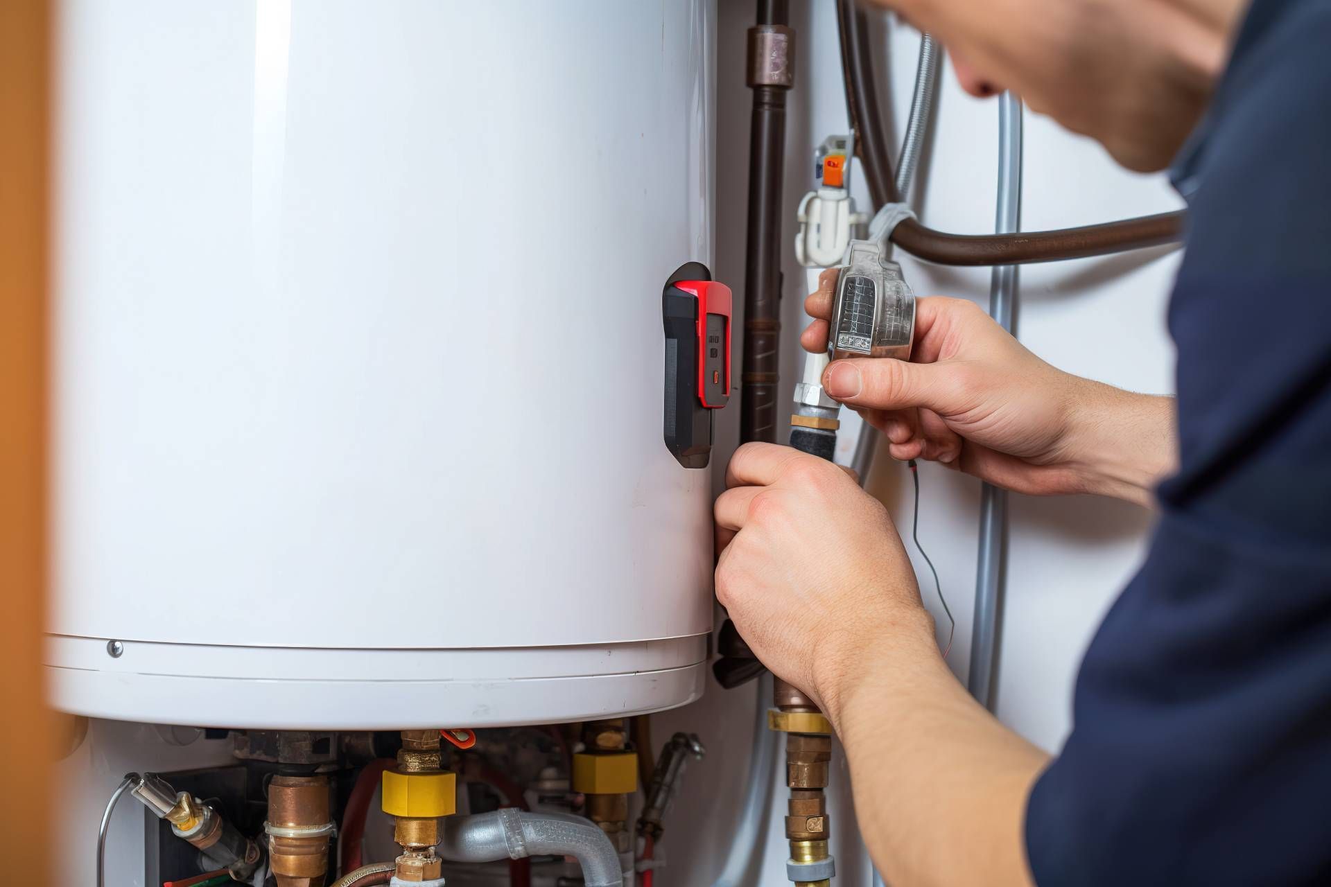 A professional specialist performing water heater repair near Somerset, Kentucky (KY)