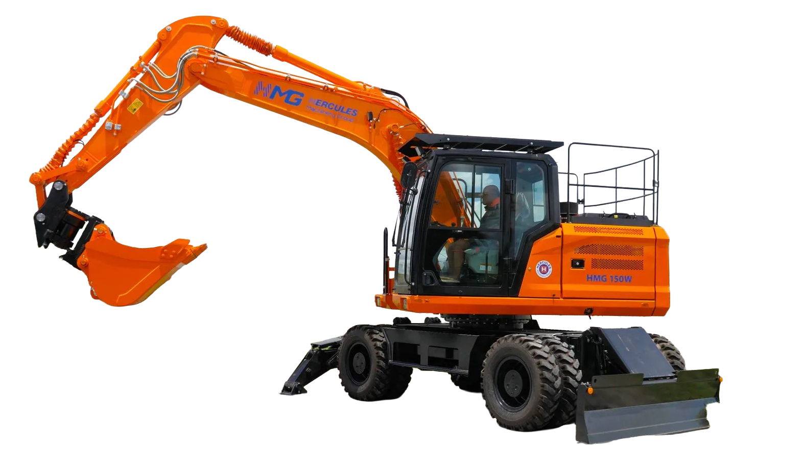 Hercules 150W Wheeled Excavator