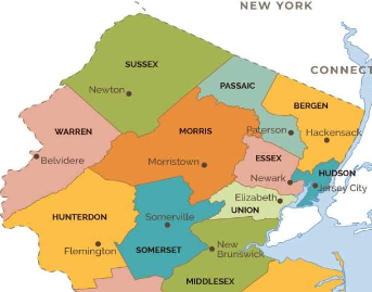Service Area Map | Andover, NJ | Nardone Electric, Inc.
