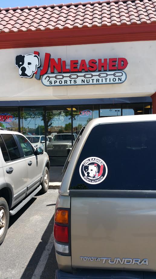 Unleashed Sports Nutrition Store — In Front Of A Store in Rio Rancho NM