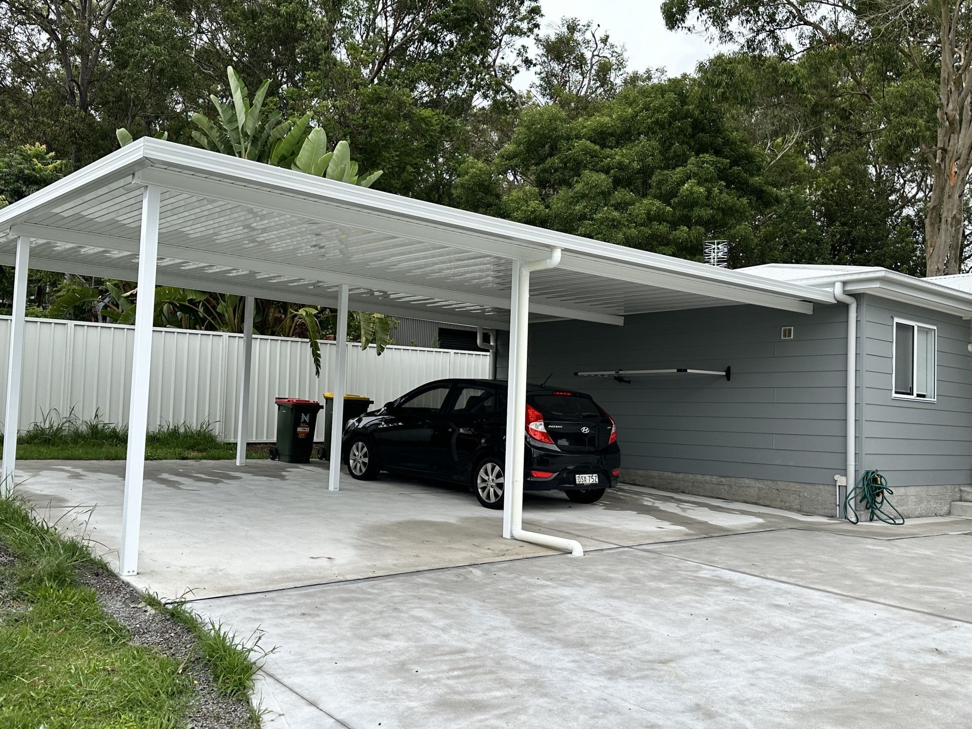 A Carport With A Roof — Newcastle Patio Covers In Wallsend, NSW