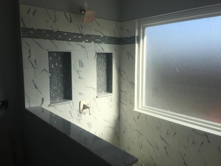 custom tile shower