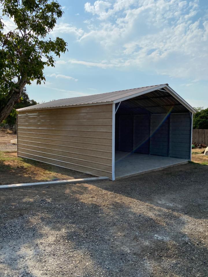 Vertical Roof Carports Maximum Protection for Your Vehicles US Carports Steel