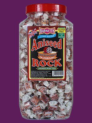 Barnetts Mega Sour Plooms - Aniseed Rock
