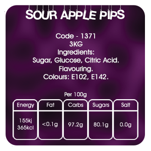 Mega Sour Pips (Barnett's)