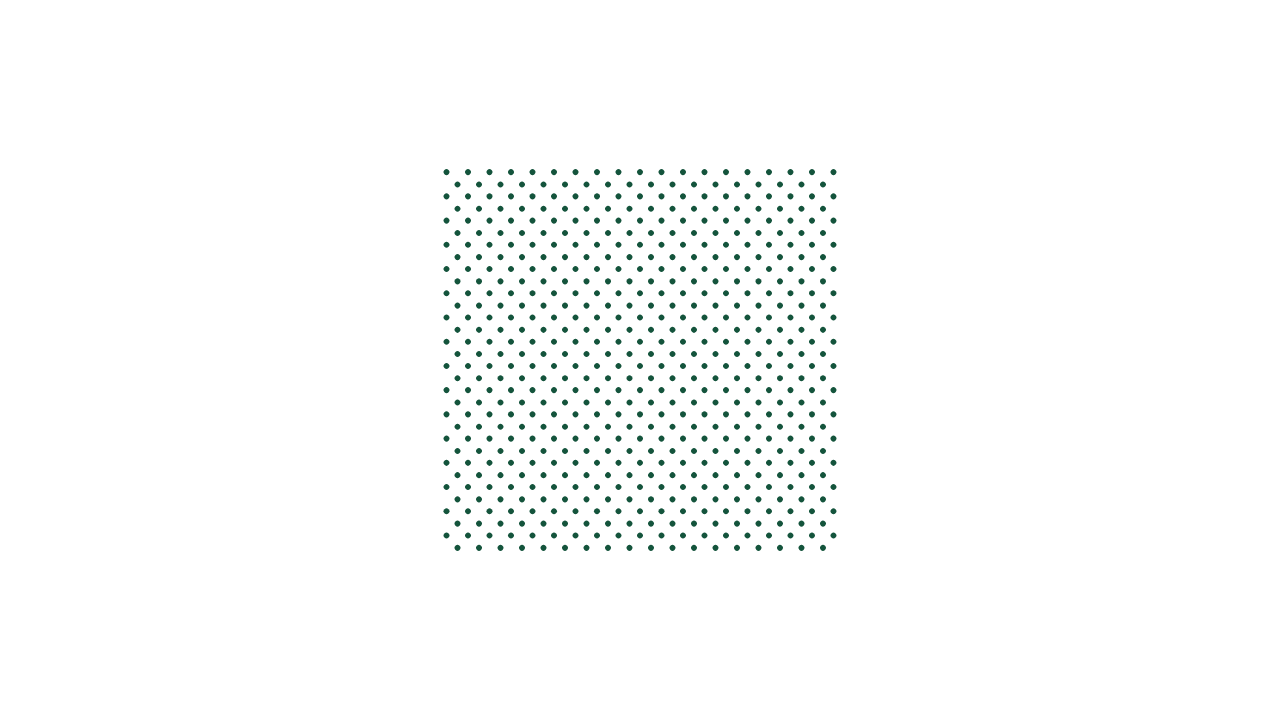 A square pattern of evenly spaced, small, dark blue dashes against a white background.