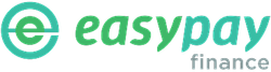 Easypay finance logo in green and gray with stylized circular e icon | Charlie's Car Care