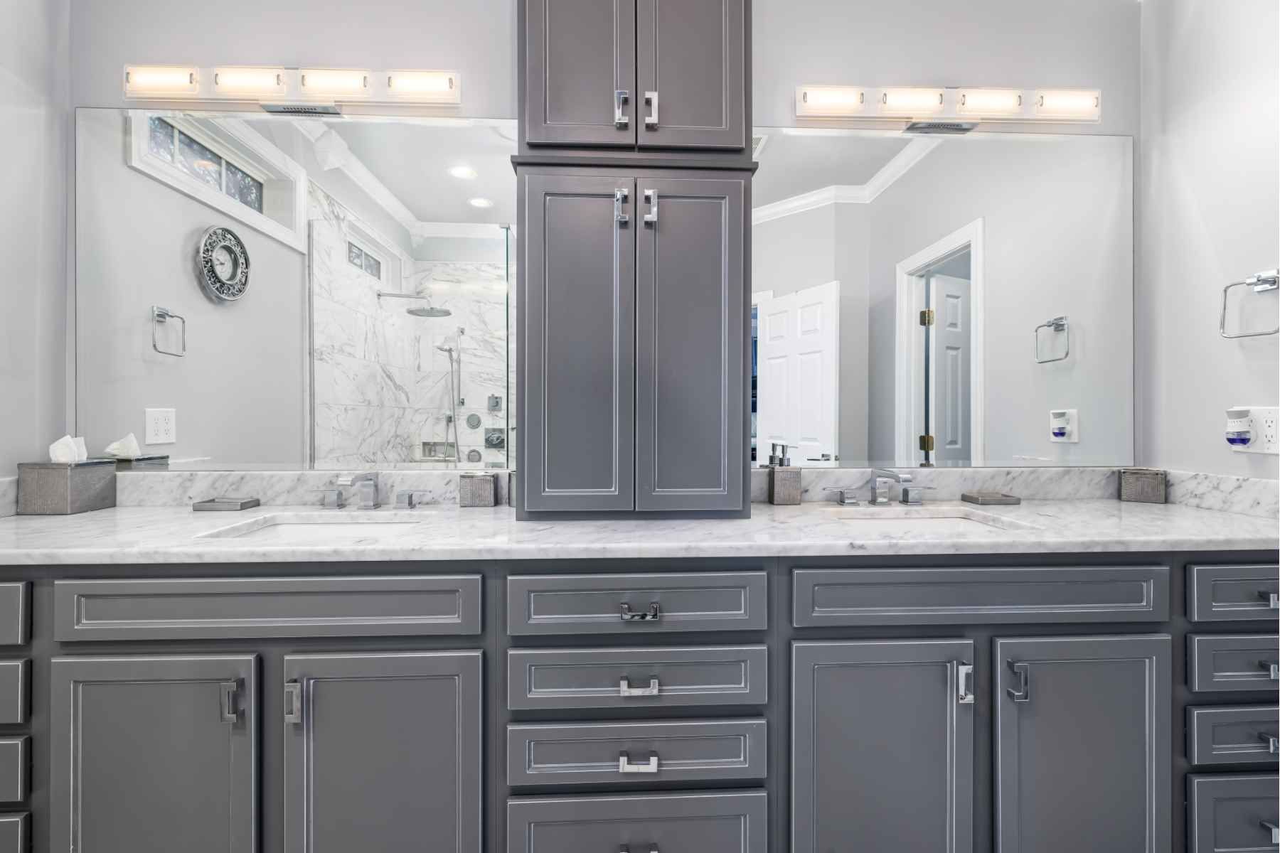 recessed cabinets