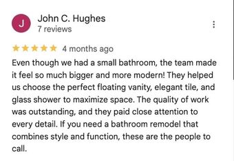 bathroom renovation company