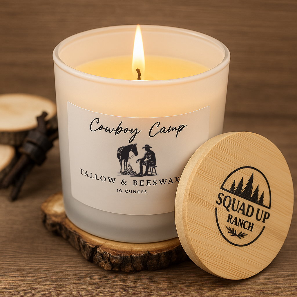 Cowboy Camp Candle