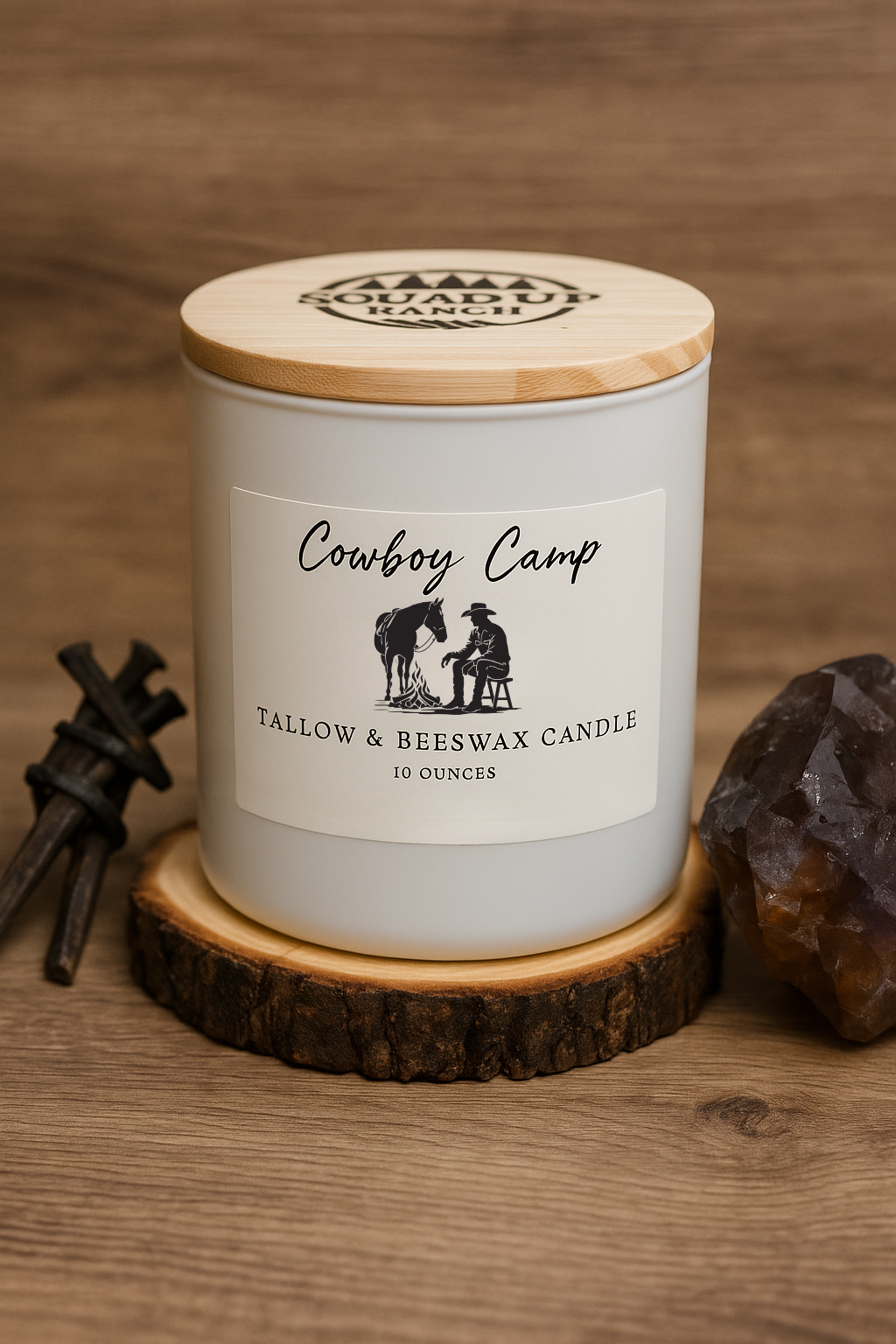 Cowboy Camp Candle