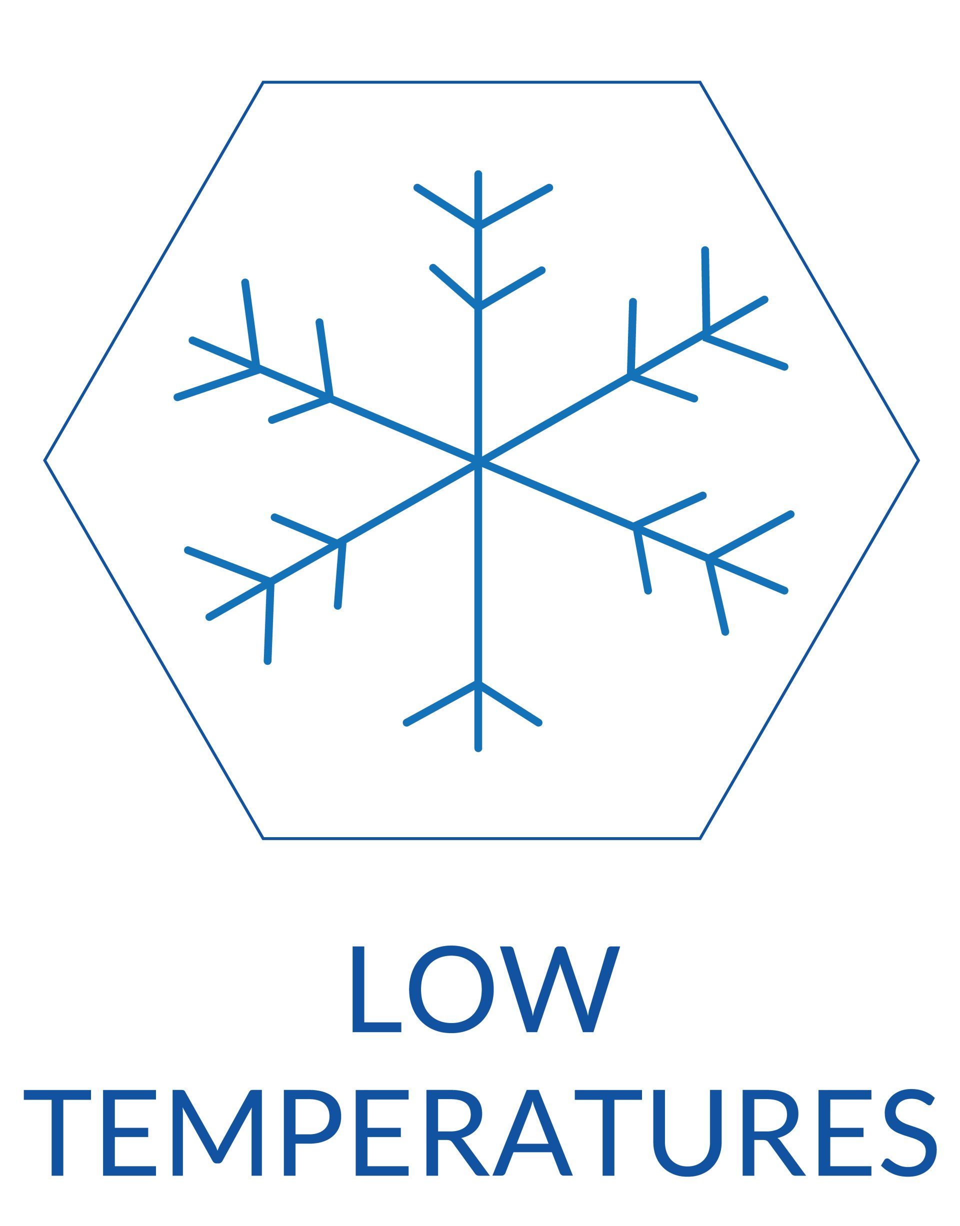 Un copo de nieve en un hexágono con las palabras 