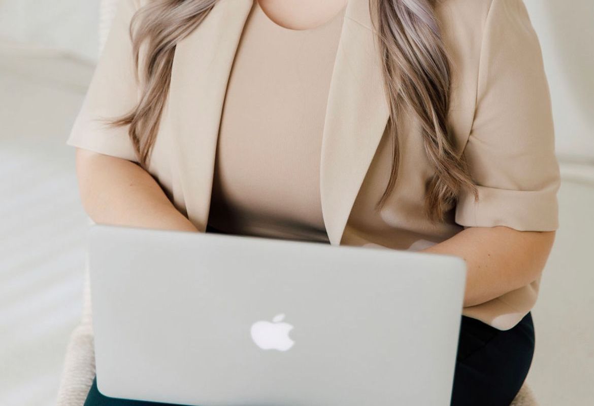 woman on laptop