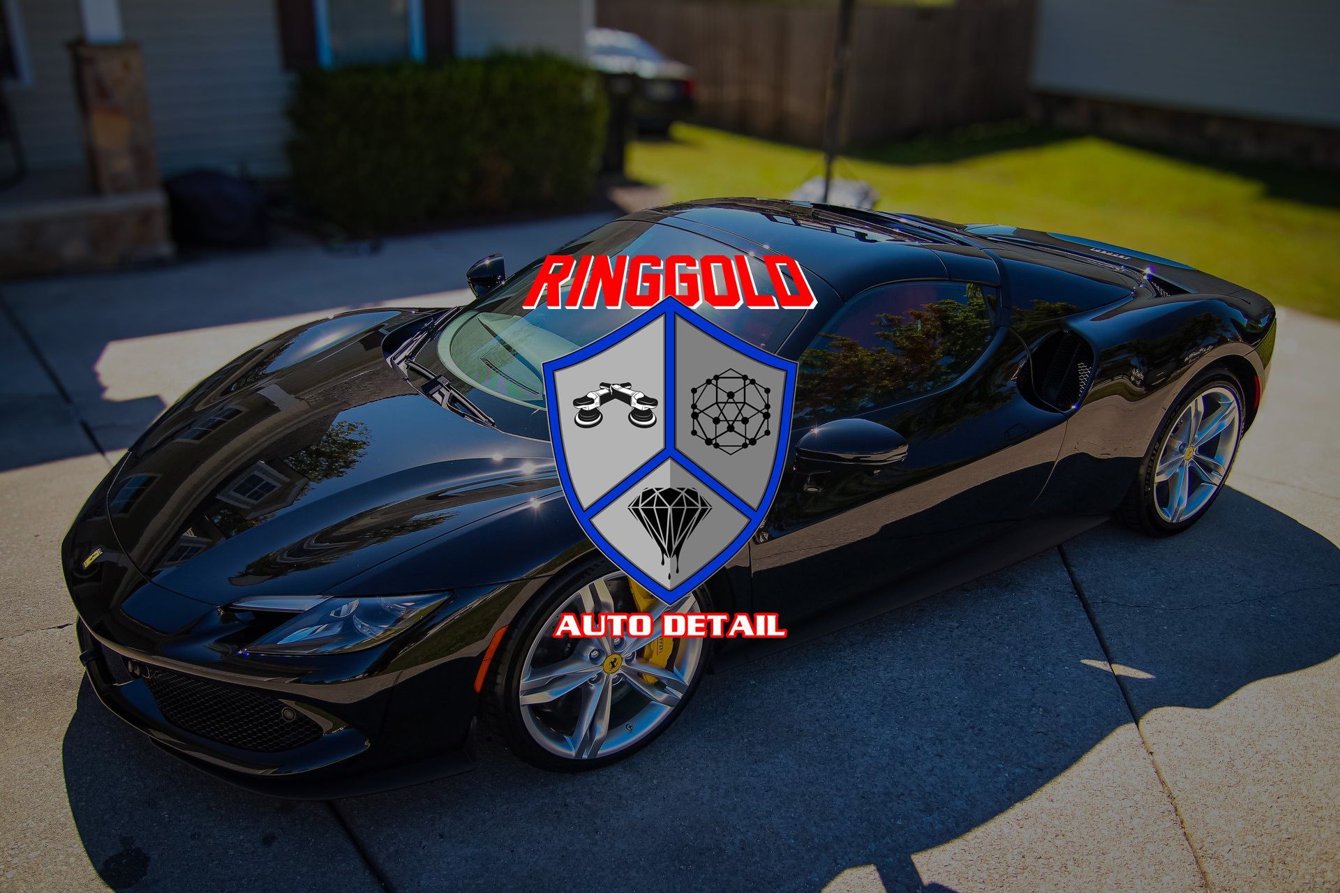 Ferrari Detailed and Ceramic Coated by Ringgold Auto Detail. Best Professional Paint Correction in Chattanooga, Tennessee area