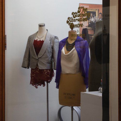 Dress on Store Front — Sydney, NSW — The Clothing Alteration Centre