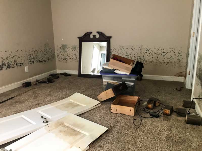 contents restoration flooded house louisville ky