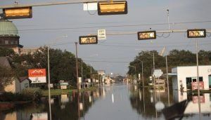 Flood Road Due To Hurricane Harvey — Houston, TX — IRS Tax Fighters