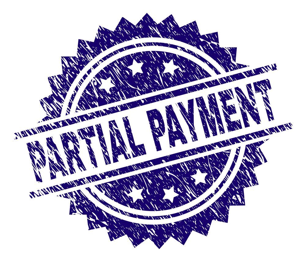 Blue stamp that says 