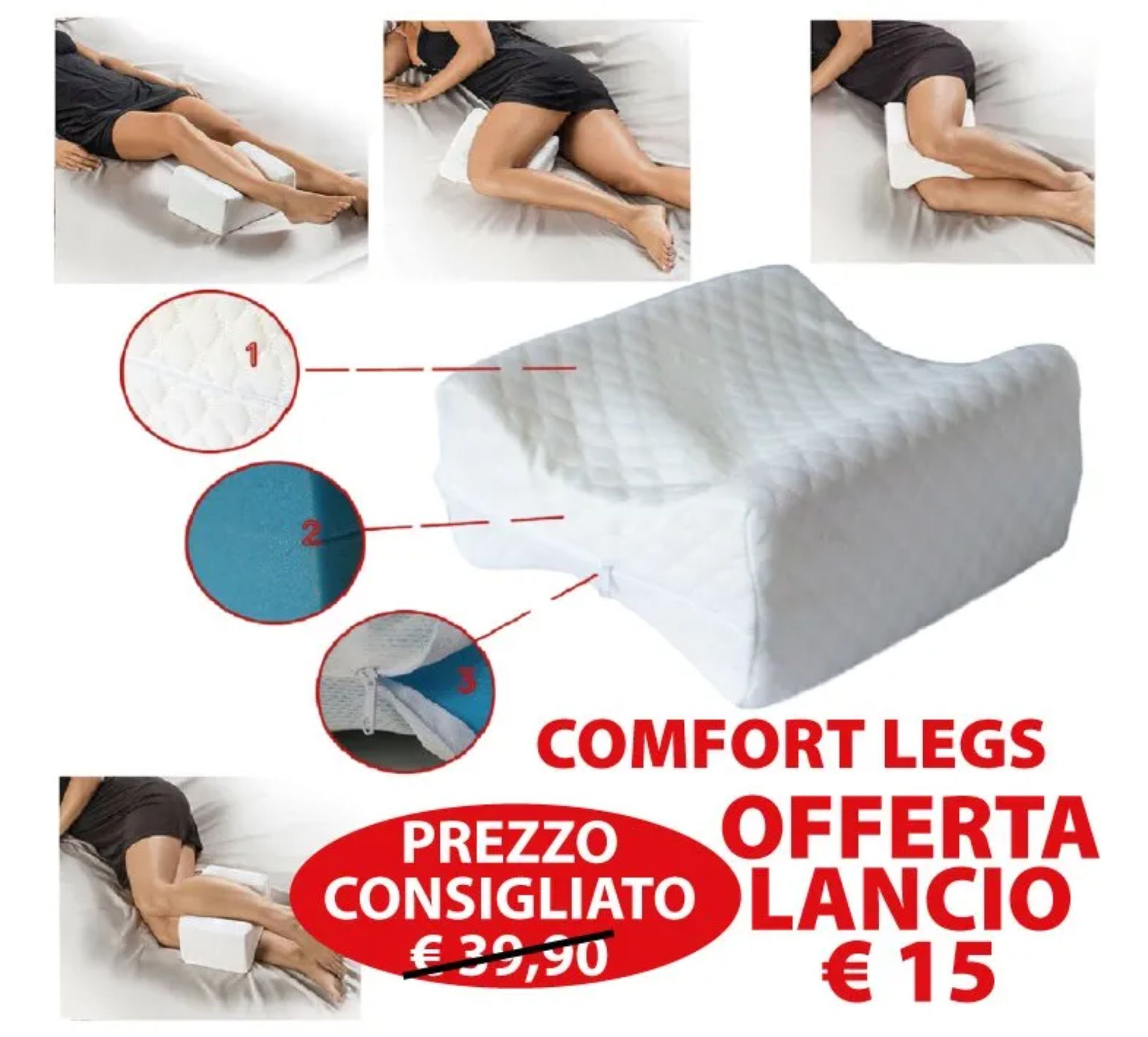 Cuscino Comfort Legs