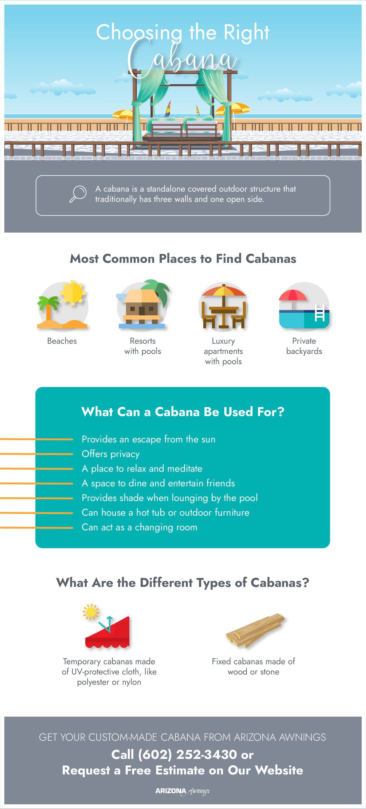 choose the right cabana for your space