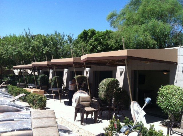 AZ Awning pool side cabanas in Phoenix AZ