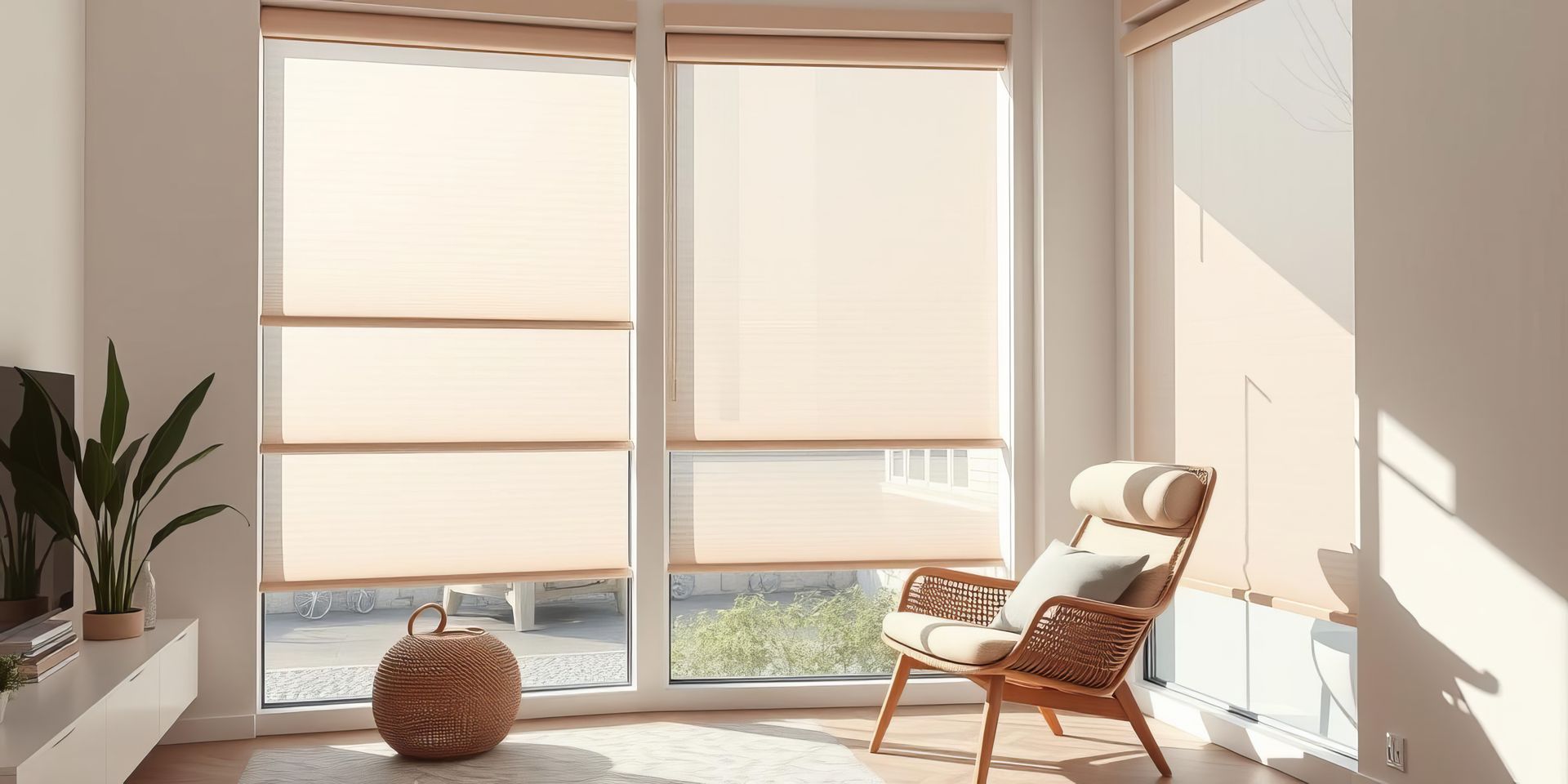 solar shade on home window in Arizona