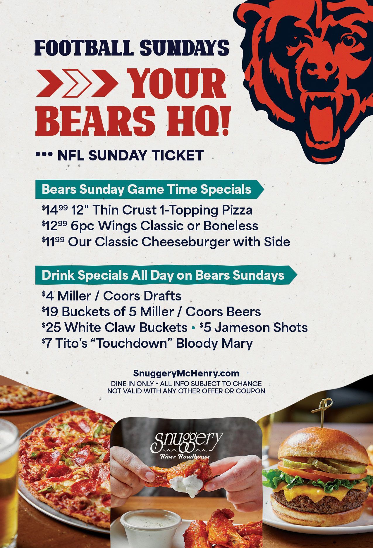 NFL Sunday Ticket at the Snuggery