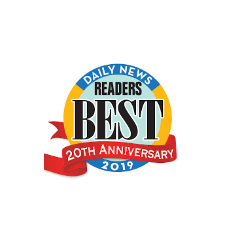 Logo: Daily News Readers' Best award for 20th anniversary in 2019.
