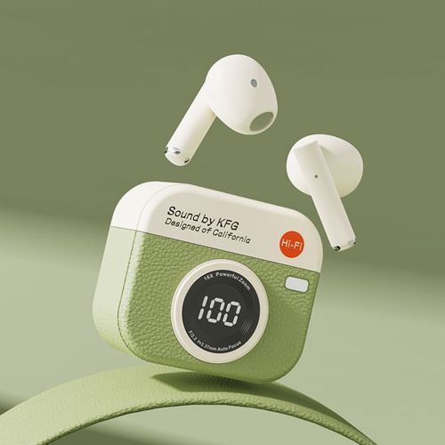 Auriculares Inalámbricos Dinax Q86 Sound Bluetooth Camara - Verdes
