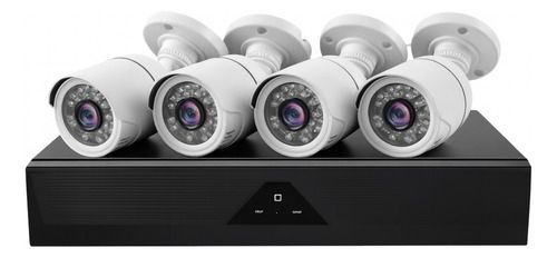 Kit 4 Cámaras Seguridad Dinax Dx-dvrx4p Kit Dvr Hd 1024p