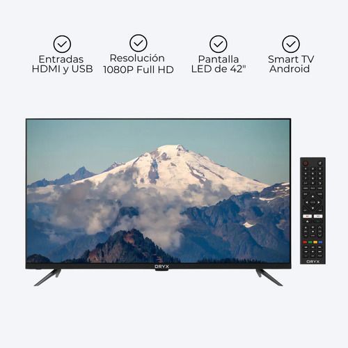Smart Tv Led Full Hd Pantalla 42 Pulgadas Televisor Android