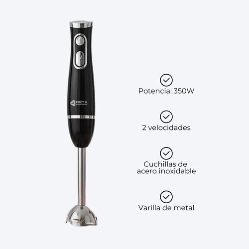 Licuadora De Mano Oryx Hb-3505 350w Acero Inoxidable