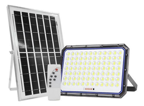 Reflector Led 200w Panel Solar Control Remoto Ip66 Exterior