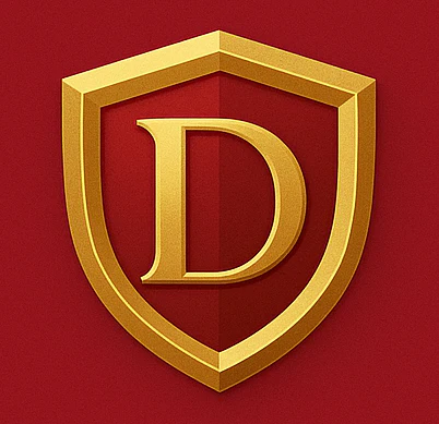 Un logotipo rosa para una empresa llamada dm te viste