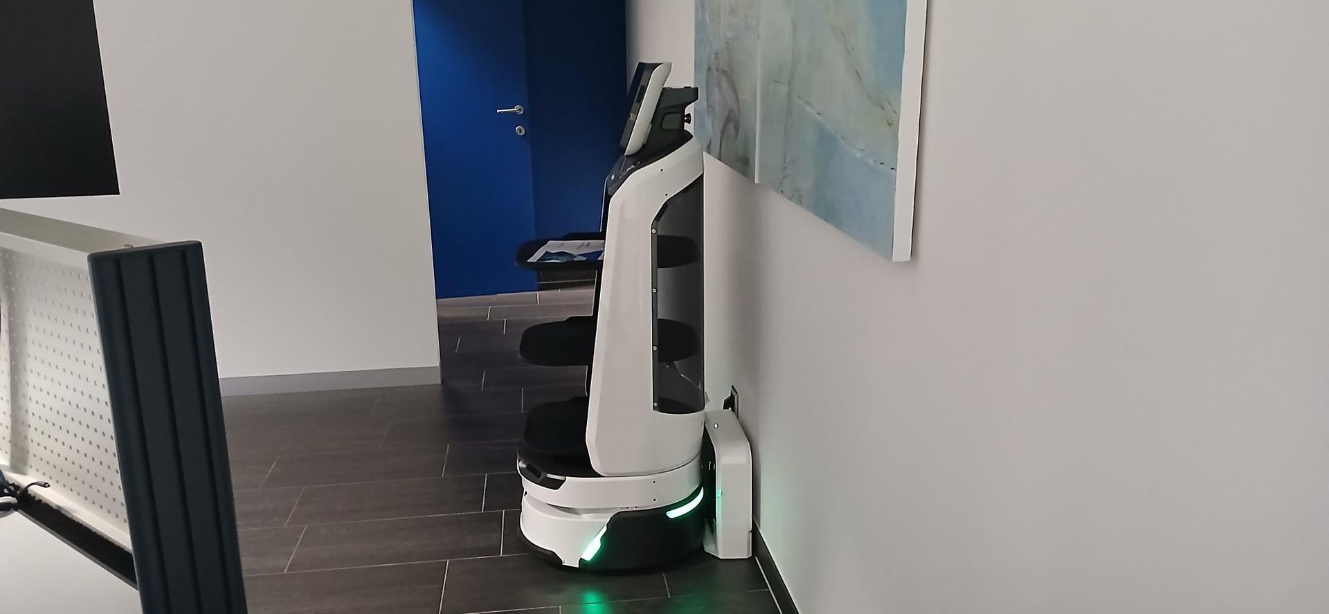 A robot named Odette working with Sky-Walker