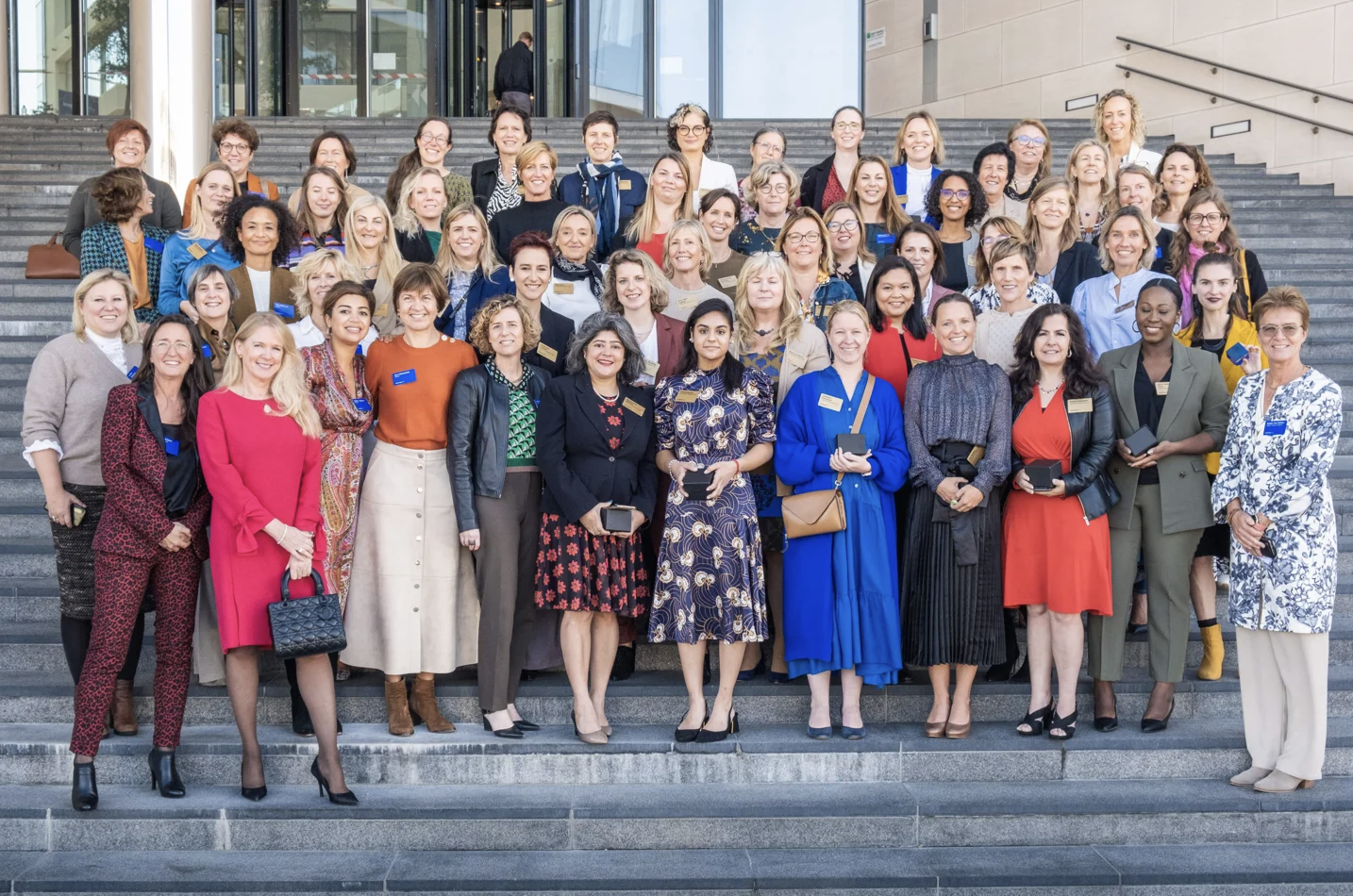 Group photo of the InspiringFifty - CEO Miet Loix