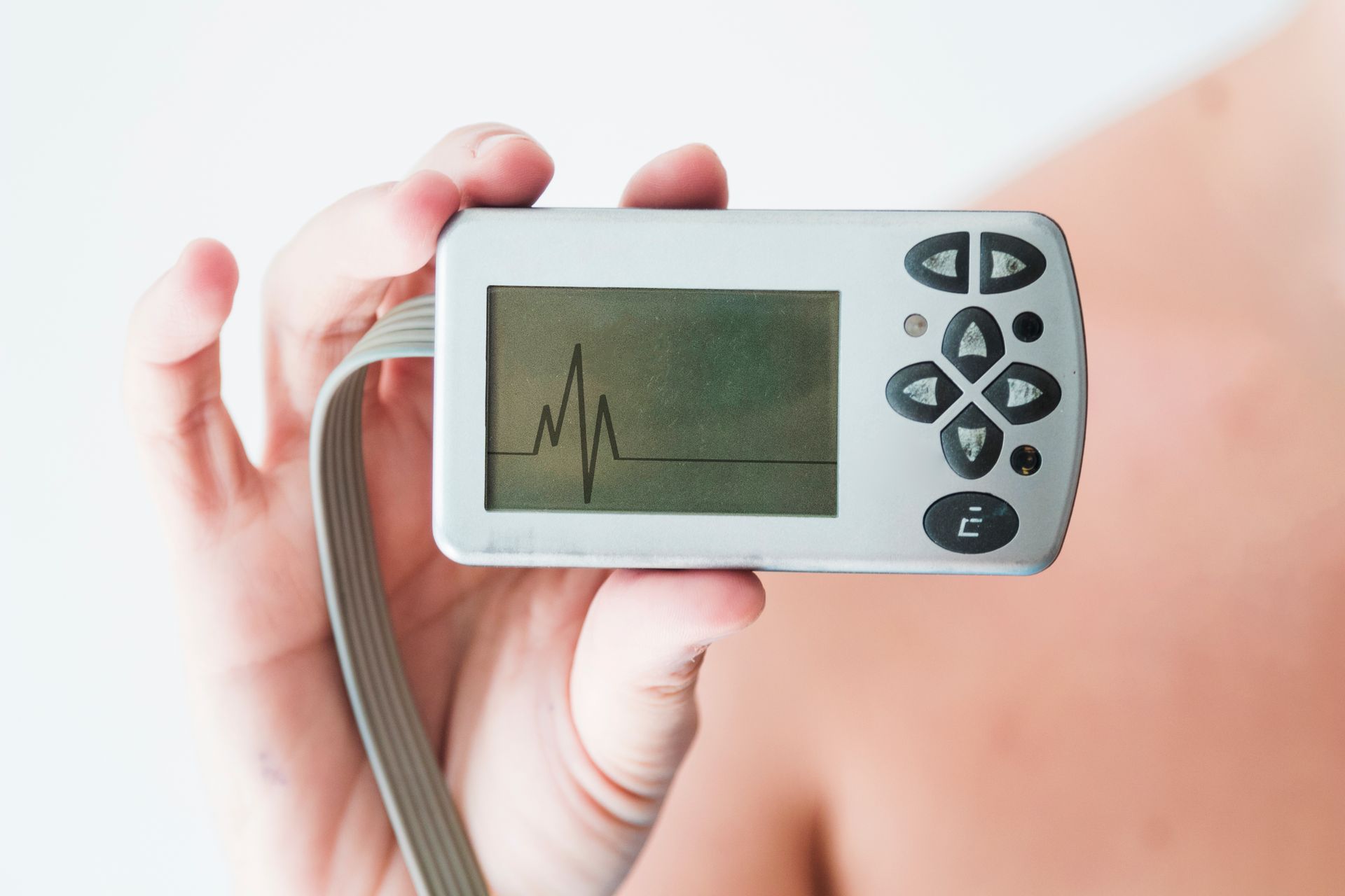 A portable heart monitor for healthcare facilities