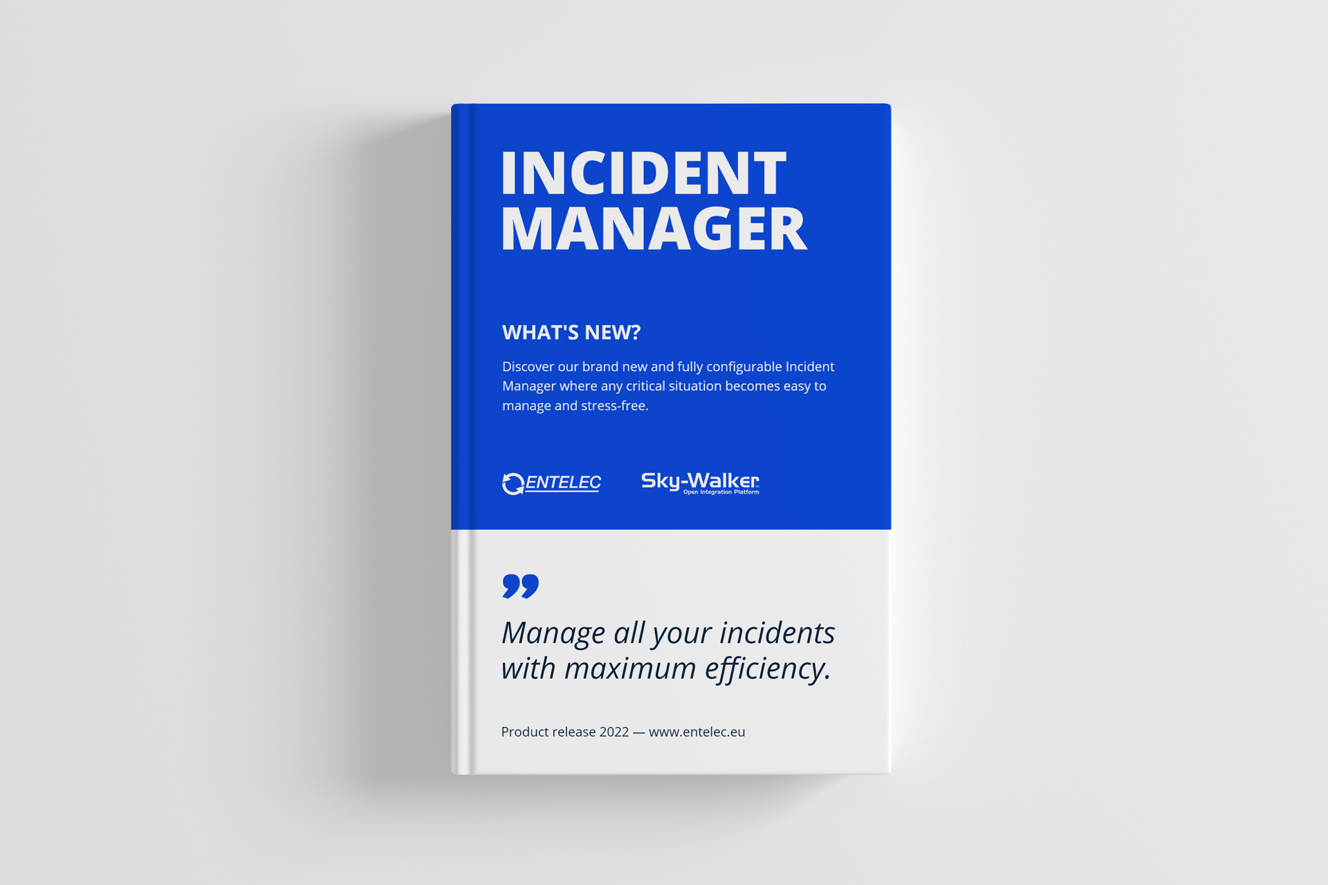 Incident Manager brochure voor uw controlekamer