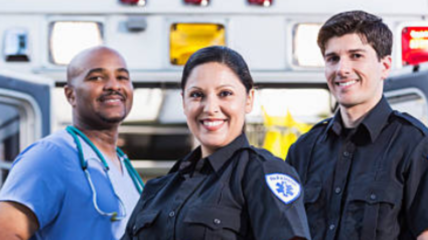 A EMT, a police officer and a fire fighter, Sky-Walker
