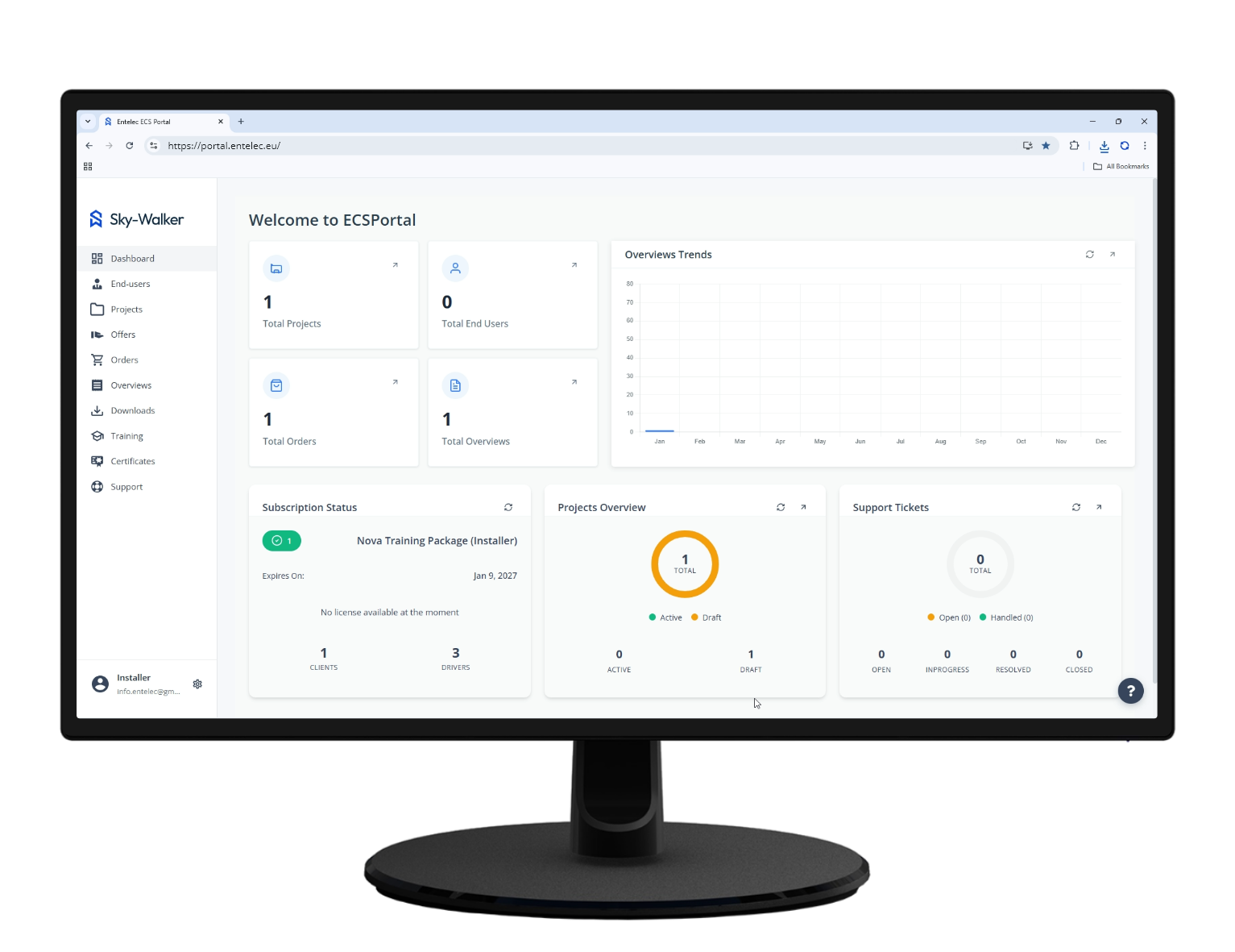 Sky-Walker 4 Portal Dashboard