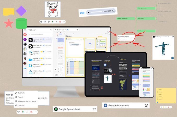 Weje content mapping