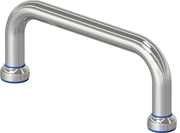 HANDLE WITH SUPPORTING WASHER