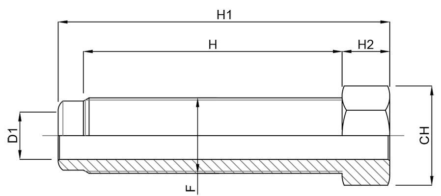 A black and white drawing of a piece of metal with measurements.