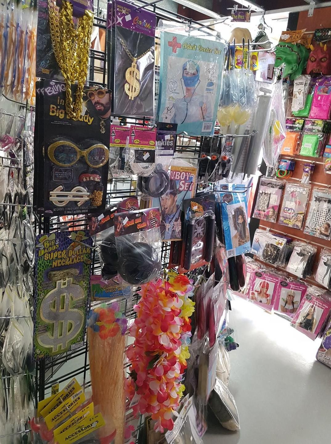 In-store Display of Costume Accessories — Costumes Galore In Maroochydore, QLD