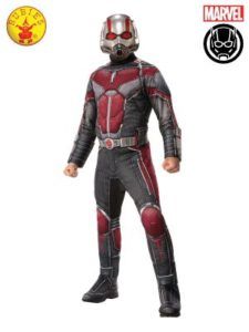 Ant-man Costume: a Person in a Red and Black Suit With a Helmet — Costumes Galore in Maroochydore, QLD